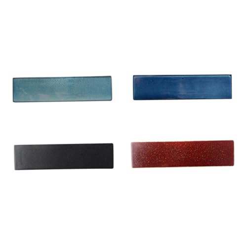Plato rectangular de cerámica para sushi miniatura 6