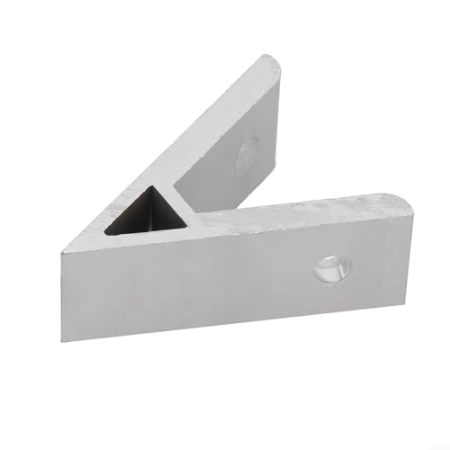 Gdfnmogo Soporte angular para conexión de perfil de aluminio, cierre de junta rígida de 45°, construcción de aleación de aluminio de alta resistencia, para talleres y proyectos de bricolaje (3030)