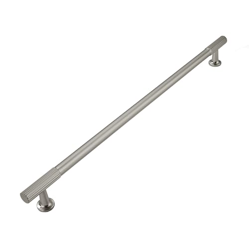 khtumeware Appliance Pull 12 Inch Hole Center 1 Pack Brushed Satin Nickel Cabinet Pulls Heavy Duty Solid Kitchen Drawer Handles Cabinet Hardware for Cupboard Drawer Handles Dresser Pulls