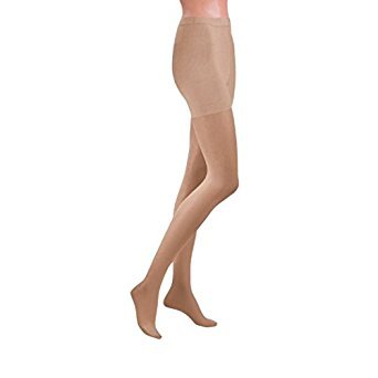 BSN Medical/Jobst 119560 Ultra Sheer Compression Stocking, Waist High, 20-30 mmHg, Closed Toe, Small, Honey