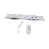 Utilisation polyvalente : ce combo clavier et souris convient à divers environnements, notamment les bureaux à domicile, les cafés et les configurations de jeu. il s’adapte parfaitement à vos besoins informatiques et de divertissement quotidiens. clavier et souris rétroéclairés pour le jeu