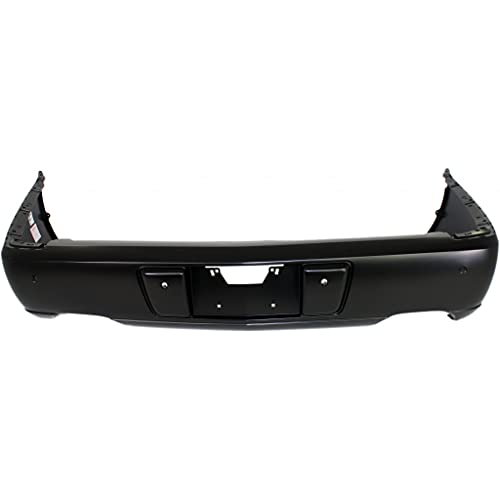 For Cadillac DTS Bumper Cover 2006 07 08 09 10 2011 Rear | Primed | w/Object Sensors Holes - CAPA GM1100776 | 15213398