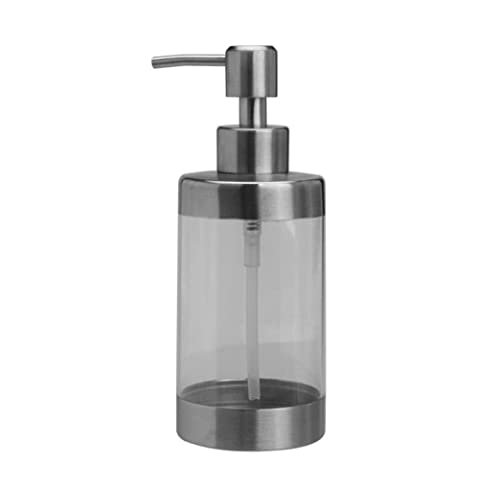 PATPOT Bagno Dispenser di Sapone Dispenser di Sapone Forniture per Il Bagno Bottiglia di Sapone Liquido Gel Doccia Shampoo Bottiglia per Lozione Ufficio Casa Bagno Set Dispenser Sapone