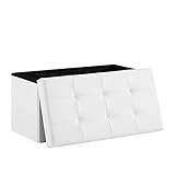 Einsetzen für Multi-Zwecke - nicht nur als Sitzhocker, Aufbewahrungsbox als auch Nachttisch oder Fußbank.