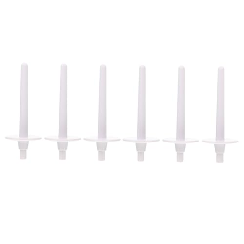 DECORNIJIA 6 piezas Plásticas para Máquina de Coser Soporte de Hilo Compatible con Singer Fácil Instalación para Doméstico y Taller de Costura