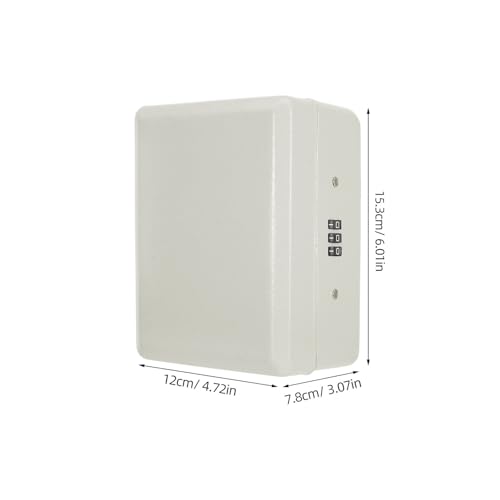 Zerodeko 壁掛けキーキャビネット 大容量収納ボックス 鍵収納用 鉄板製耐改ざん機能付き 6桁ダイヤル錠搭載 ホームや車修理工場に最適なエレガントなデザインのキーオーガナイザー [3]