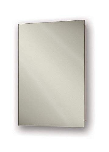 Jensen 1430 Focus Frameless Medicine Cabinet with Polished Mirror, 16-Inch by 22-Inch
