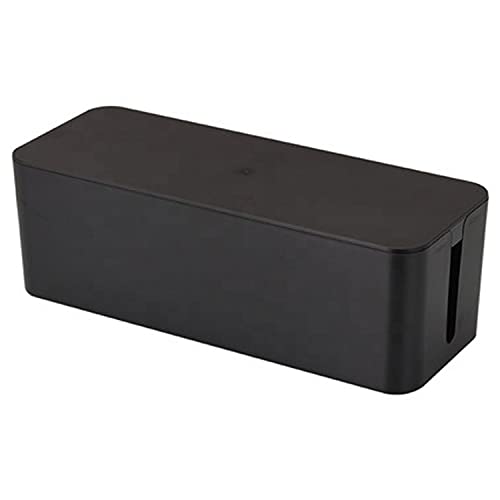 Desk Organizer for Office Hone Work Place use Cable Wire Organizer (Plain Black 40 * 15.5 * 13.5 cm, Black)-image-4