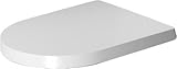 Scharniere Edelstahl Duravit ME by Starck WC-Sitz Compact, Scharniere Edelstahl, mit Absenkautomatik, Farbe: Innenfarbe Weiß, Außenfarbe Weiß Seidenmatt