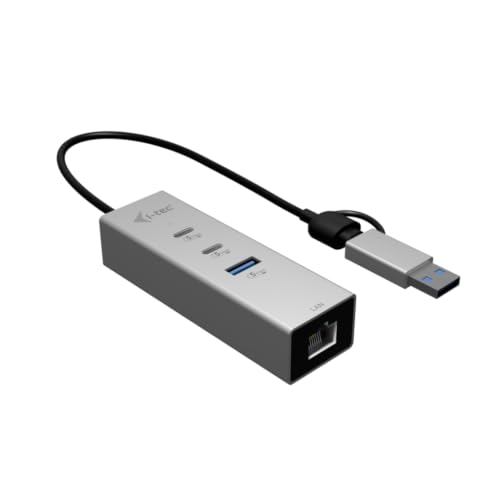 i-tec Hub USB-C con 2 puertos USB-C 3.2 Gen 1 y 1 puerto USB-A CAMETALG325HUB mini multiadaptador