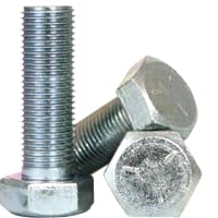 Vis à tête hexagonale 1/4-20x1-1/4 en zinc pour fixations mécaniques