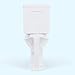 20 inch Extra Tall Toilet. Convenient Height bowl taller than ADA Comfort Height. Dual flush, Metal handle, Slow-close seat