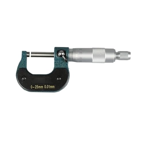 0?250 mm、精度 0.01 mm、外側マイクロメーター、ネジ付きヘッド、工業グレードの測定ツール。(25-50MM)