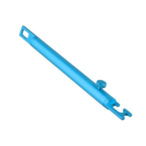 Soporte de puerta trasera de coche ajustable para carga de maletero en SUV azul