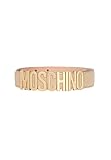 MOSCHINO MOSCHINO Damen Gürtel beige mit Schriftzug Logo, beige, 46
