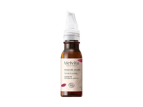 Melvita - Aceite de Jojoba - Aceites de Belleza - Hidratación Intensa - Equilibra el Sebo para Pieles Mixtas - Producto Natural - Frasco de 50 ml