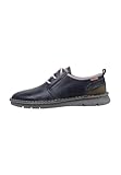 Chaussures à Lacets en Cuir Rivas pour Homme Color Blue