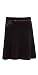Coline Black and Colorful Short Skirt (Negro, S)