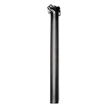 Tija de sillín de fibra de carbono de cabeza recta de 27 2/31 6 mm de diámetro,6 x 350 mm)