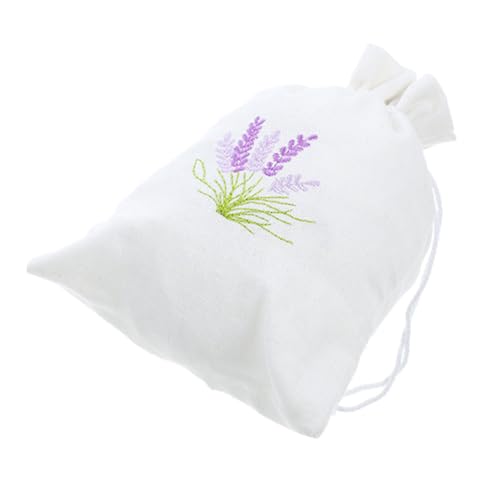 WEKADRIN Sacchetti Coulisse per Bomboniere e Profumatori, Sacchetti di Lavanda Vuoti in Cotone 13x18 Cm per Feste, Cassetti e Regali Decorativi