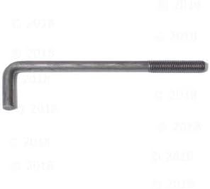 Hard to Find Fastener Hot Dip Galvanized Anchor Bolts, Sturdy Steel Anchors for Concrete, Cement, Asphalt in Construction, 1/2-13 x 14, Pack of 25