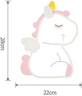Jadssox LED Unicorn Wall Sconce Lamp Children's Room Lighting Fixture Indoor Cartoon Wall Mount Light, Kids Room Headboard Lamps 13W Wall Wash Lights for Girls Boys Room Nursery photo 2