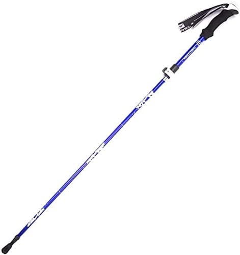Hiking Stick Carbon Fiber Aluminum Alloy Lightweight Trekking Pole Foldable Alpenstock Climbing Skiing Telescopic Easy to Carry.