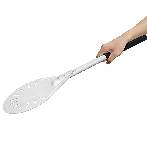 Geperforeerde draaiende pizzaschil, 7 inch aluminium pizza-peddel met antislip hittebestendige handgreep, pizzaschop voor zelfgemaakte pizza's brood - Image 7