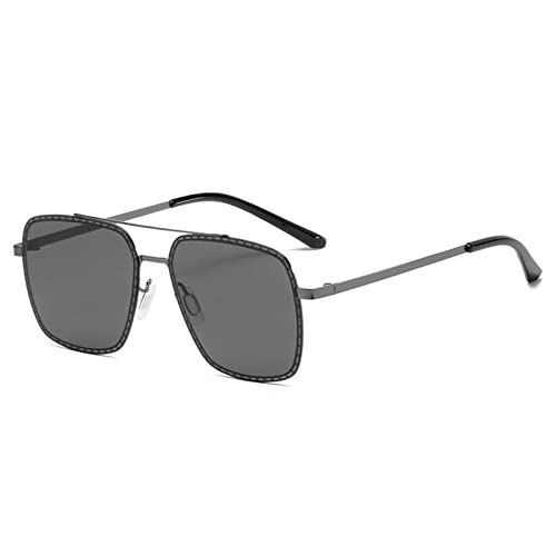 Lunettes de soleil polarisées HD hommes grand cadre pour vélo