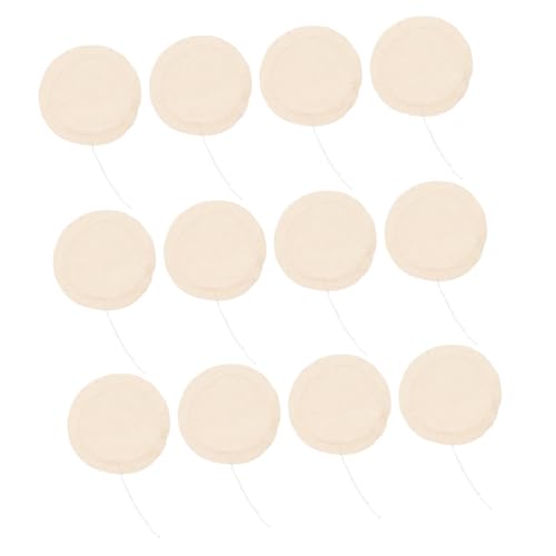 LALAFINA 20pcs Coffee Siphon Cloth Filter Cotton Replacement for Siphon Pot Brewing High Heat Resistance for Home and Use