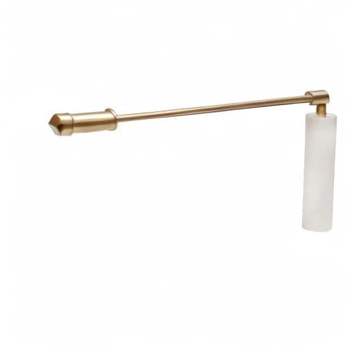 Image of Brass Dowsing Rods Pair with Plastic Handle | Aura Energy Checker | Feng Shui | Reiki | Dowser | Diving Rod | Dowsing L Rods Pair | Only 2 Rods |