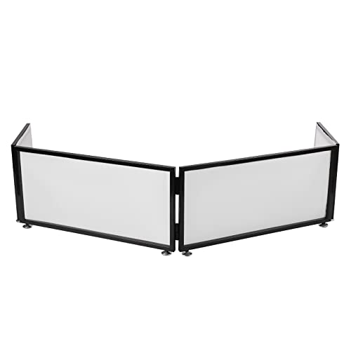 DJ Booth Foldable Cover Screen, Facade Foldable Cover Screen Frame, Portable Event Facade Front Board Video Light Projector Display Scrim Panel