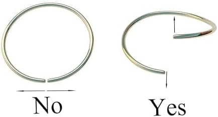 14k Gold Hoop Earrings Set – 20G Small Gold Huggie Hoops for Cartilage Helix Tragus Nose – 10mm 8mm 6mm Minimalist Hoop Earrings for Women & Men – 3 Pack Lightweight Gold Piercing Jewelry - Image 5