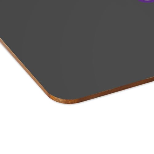Sets de table souples en liège noir grand format licorne 5 ans x4 - 4
