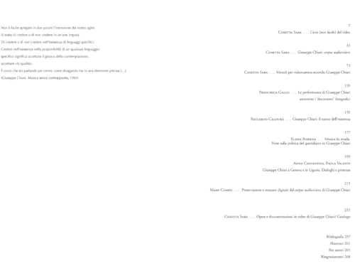 Giuseppe Chiari. Immagine. Suono. Performance - 2