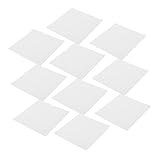 FIXOSHEE 10 Stück Teiliges Keramik Brennofen Matte Antihaftbeschichtet Hitzebeständig Glatte Oberfläche für Einfache Entnahme Vielseitig Einsetzbar für Keramikwerkstatt und Heimgebrauch