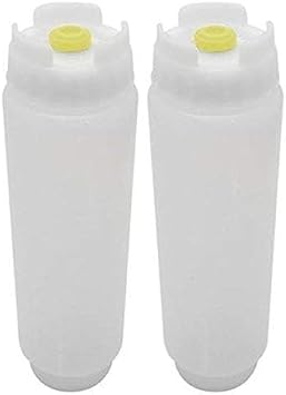 FIFO - 16 oz Squeeze Plastic Bottle For Kitchen (2-Pack)