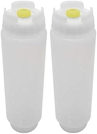 FIFO - 16 oz Squeeze Plastic Bottle For Kitchen (2-Pack)