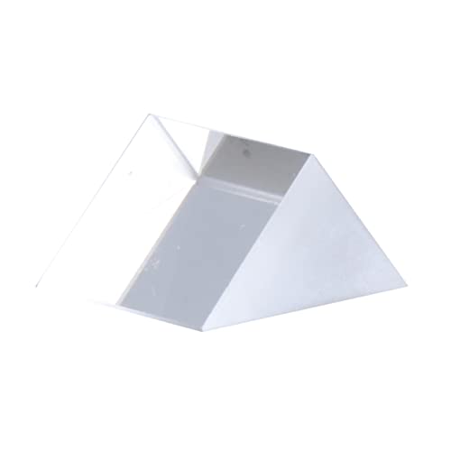 KICHOUSE Right Angle Education Photo Photography Prism Orange Reflector Tape Table Right Angle Mirror Optical Refractor Reflecting Prism Optical Prism Right Angle Prism Stained Education