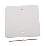 Compatibilidad estándar: se adapta a placas de pared cuadradas en blanco tipo 120, lo que garantiza una fácil integración con accesorios existentes, placa de cubierta de tomacorriente, placa de cubierta de tomacorriente sólida