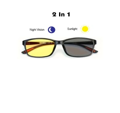 Anti-glare glasses Dual-purpose, Driver's Night Vision For Driving, And Day turning brown under the sunlight Photochromic, Night Polarized Anti Glare Anti High Beam.2
