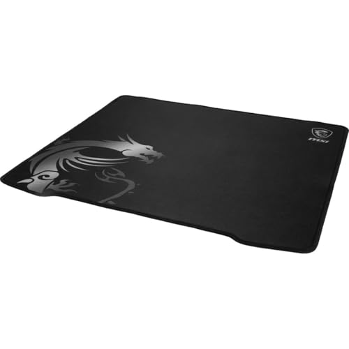 MSI Tapis de Souris de Jeu Ultra Lisse à Faible Friction avec Base en Caoutchouc Naturel Extra Doux et Confortable au Toucher (Agility GD30)