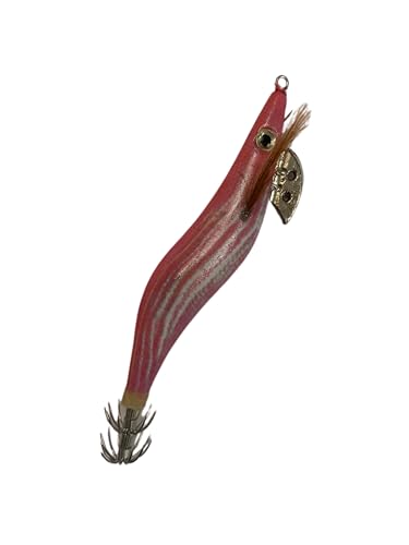  Zepre TOTANARE con Doppio CESTELLO Rossa Light Adatta alla Pesca di SEPPIE E Calamari (3.0 - cm.9)