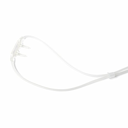 Medline Soft-Touch Nasal Oxygen Cannula, Standard Connector, 4-Ft. Tubing Length, Adult Size, 1 Count (Pack Of 50) #TOP2
