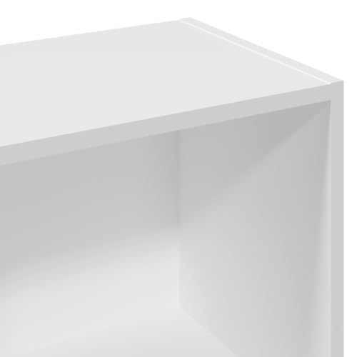 Vidaxl Libreria Bianca 57X28,5X107,5 Cm In Legno Multistrato, Scaffale Per Libri, Scaffale, Scaffale Contenitore, Armadietto Portaoggetti - 4