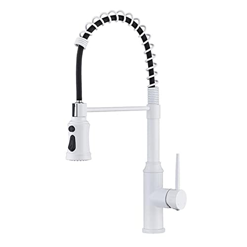 Robinet mitigeur de cuisine extractible multifonctions noir