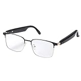 スマートグラス 変色調光サングラス ワイヤレスオーディオグラス 音声通話 内蔵マイク ステレオスピーカー オープンイヤー 紫外線カット UV保護 音楽再生 コール 偏光 ブルーライトカット (金色のボーダー) (ゴールド, 調光レンズ)