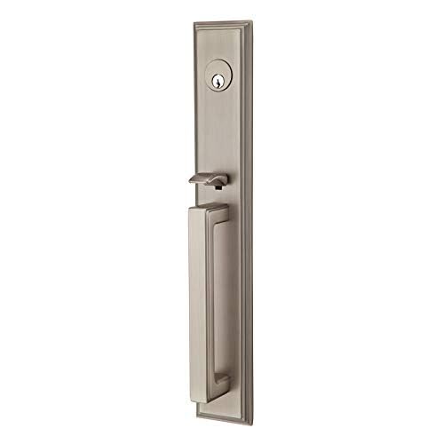 Emtek Contemporary Tubular Entry Set: Melrose Style with a Norwich