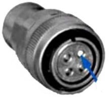 AMPHENOL INDUSTRIAL DL3106A24-10S CIRCULAR CONNECTOR PLUG, SIZE 24, 7POS, CABLE