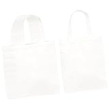【Idéal pour le DIY】 : Ces sacs fourre-tout possèdent des vierges sur lesquelles vous pouvez peindre, écrire ou broder, pour un maximum de plaisir et d'expression de votre (Image de référence incluse, motif aléatoire).